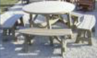 6' Traditional Picnic Table (1x6 Top)