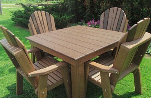 44" Square Picnic Table (1x6 Top)