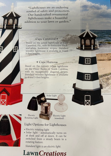 Historic Beacon Wooden Lighthouse Collection