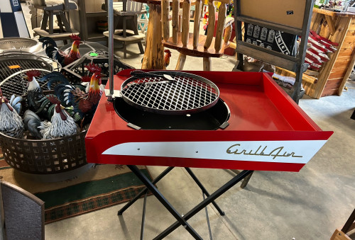 Retro Grill-A-Lot Charcoal Grill