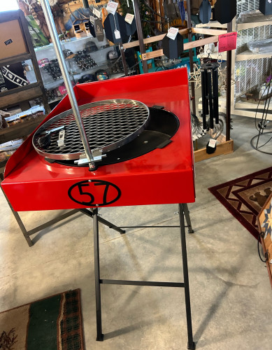 Retro 57 Red Grill Station