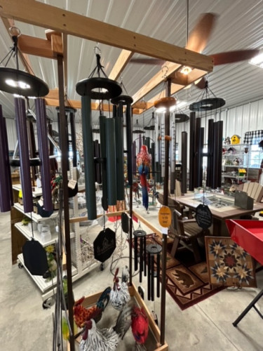 Harmony in the Breeze – Artisan Wind Chimes Display